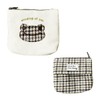 Nakajima Corporation 175175-22 Pickle Brown Check Tissue Pouch