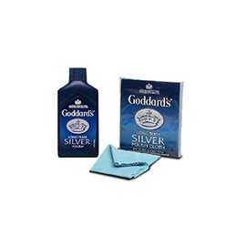 Goddard's Goddards Polishing Kit Long Term Silver Polish Cloth and Silver Polish Cleaner JEWELLERY