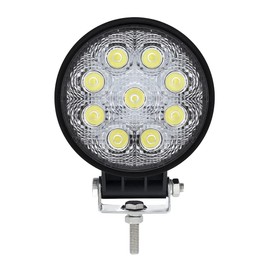 United Pacific 9 - Luz de trabajo redonda de alta potencia LED de 4-1/2 pulgadas, color negro, 36617