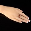 Sterling Silver and Baltic Honey Amber Ring Willow Size: 7