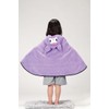 Skater BPO1-A Sanrio Water Absorption Quick-Drying Hooded Basponcho Kuromi Length