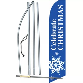 NeoPlex Celebrate Christmas Complete Swooper Flag Bundle