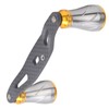 85MM Fishing Reel Handle Grip Carbon Metal Baitcasting Reel Left