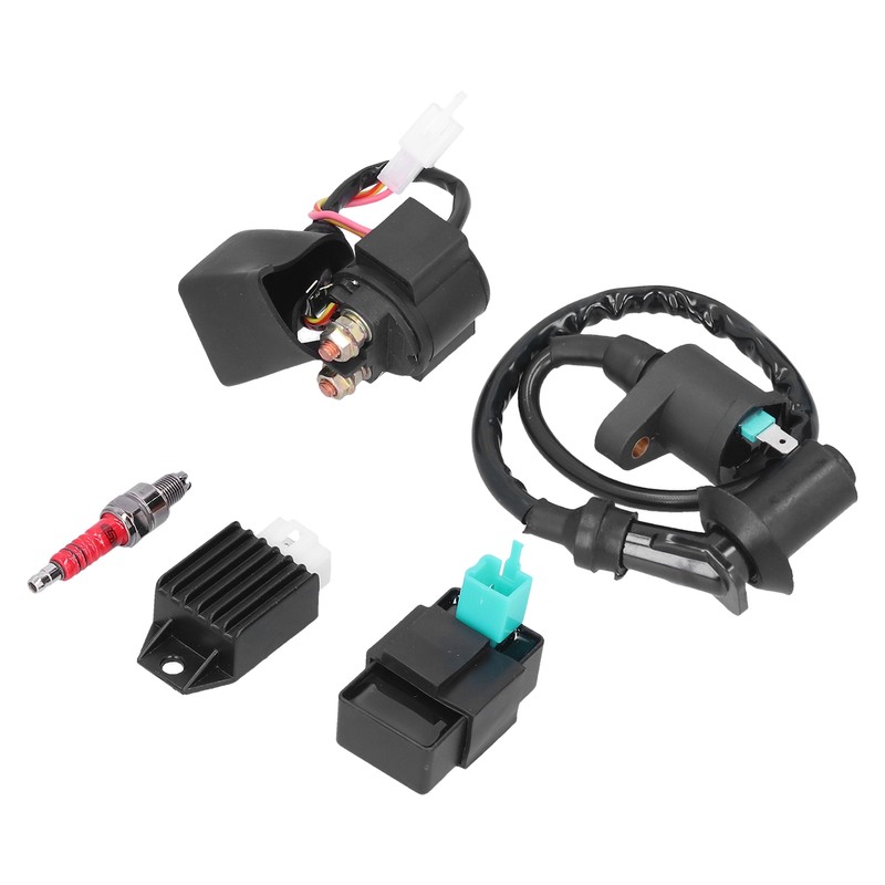 5Pin CDI Module Ignition Coil Solenoid Relay Voltage Regulator Set
