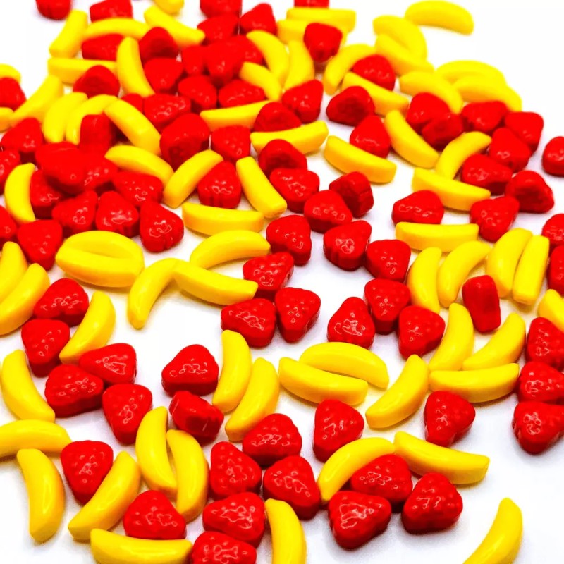 NY Spcie Shop Assorted Silly Strawberry and Banana Candy- by