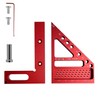3D Multi-Angle Measuring Ruler - Aluminum Alloy - 22.5-90 Degree