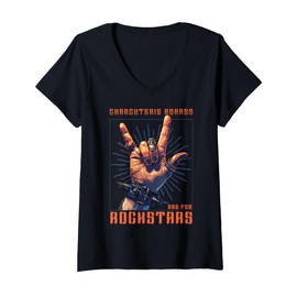 Womens Charcuterie Boards are for Rockstars V-Neck T-Shirt