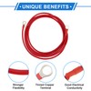VekAuto 1 Pcs Battery Inverter Cable 10 AWG Gauge 9FT