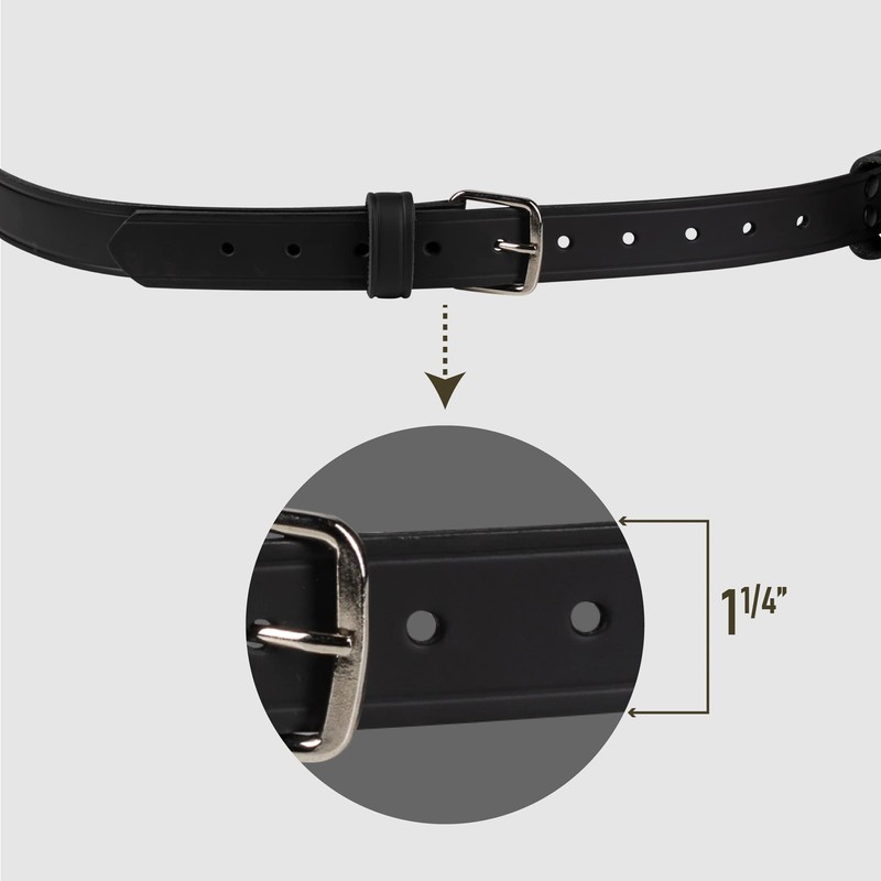 Perfect Fit firefighter radio strap and holder leather Bundle Set