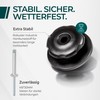20 round buttons with rivets, tarpaulin buttons, perfect for attaching