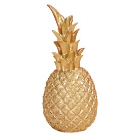 Tuzsocr Pineapple Decorative Statues, Decorative Figure for Living Room, Desk Decoration (Gold, L)