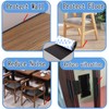 Cuttable Felt Furniture Pads with Sticky Backing,40x6 inch Self Adhesive