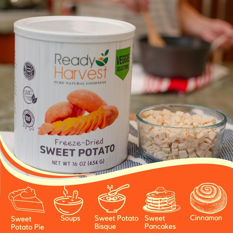 Ready Harvest Freeze-Dried Sweet Potatoes | Camper Must-Haves Camping Essentials
