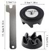 2 Pcs Black 9704230 Blender Drive Coupler with 1 Spanner