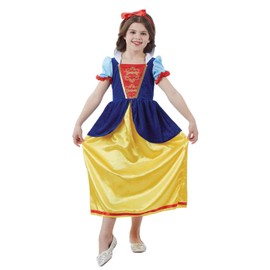 Fun Shack Snow White Costume Children's Girls, Snow White Dress Children, Costume Snow White Children, Costume Snow White Girls, Medieval Clothing Children Girls M