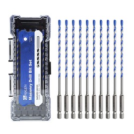 10 Pack 5/32 inch Concrete Drill Bit Set,Masonry Drill Bit Set