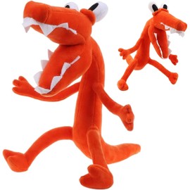 Rainbow Friend Plush Rainbow Friends Teddy Rainbow Friends Plush for Children Gifts Chirstmas Presents (Orange)