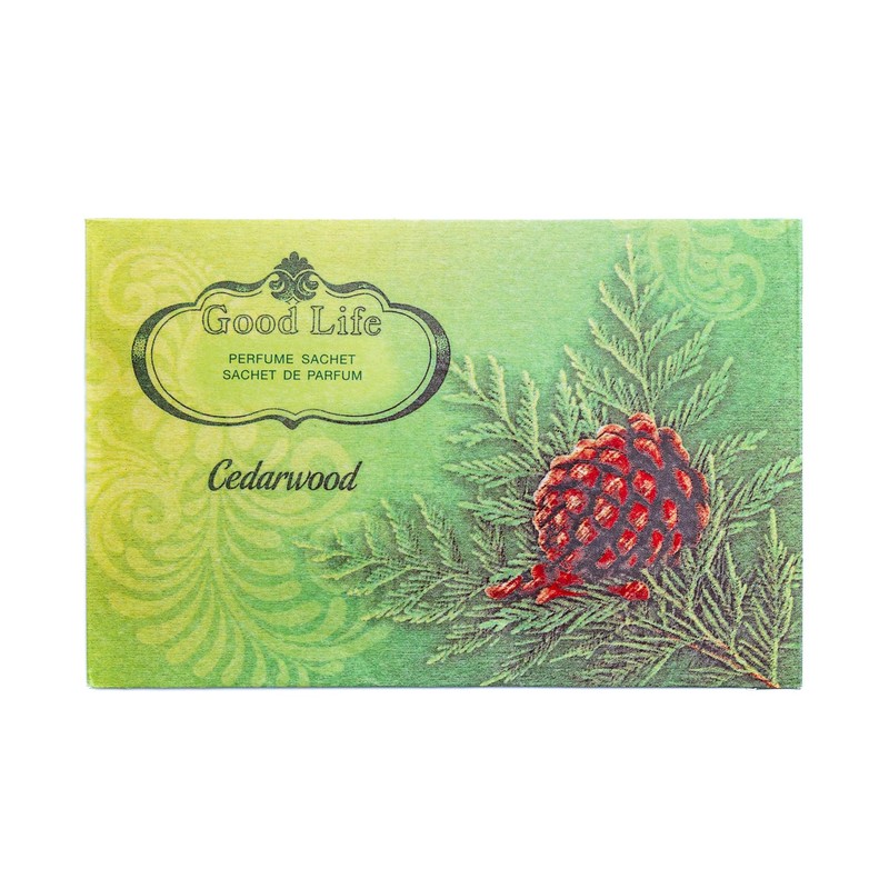 Good Life Cedarwood Scented Sachets | Designed in New Zealand