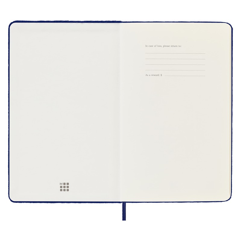 Moleskine Lined Notebook, Limited Edition Velvet Collection, Velvet Hard Cover