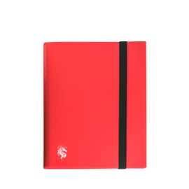 FANTASY CLUB | 9-Pocket Trading Card Binder – Elevate Your Collection with a Lightweight Red (PP) Album Featuring Elastic Strap Closure | Holds 360 Standard Size Cards (66 x 91mm| Acid and PVC Free