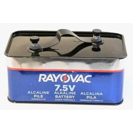 Rayovac 7.5V Alkaline Battery Lantern Rectangular 803C Screw Top 02/30 7.5 Volts