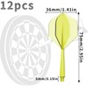 Pyroclasia Pack of 12 Darts Flights with Shaft Stable Darts