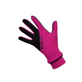 IceDress Two Color Thermal Figure Skating Gloves Sport (Fuchsia and Black) (S (16-18)