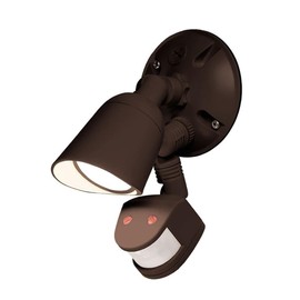 WAC Lighting, Endurance Single Spot Energy Star 15W LED Spot Light 5000K in Bronze