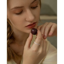 OPFIV 6Pcs 14K Gold Plated Stacking Rings for Women Cubic Zirconia Wave Stackable Thin Gold Ring Plain Statement Band Promise Eternity Bands Ring Comfort Fit Size 6-9 (Silver, 7)