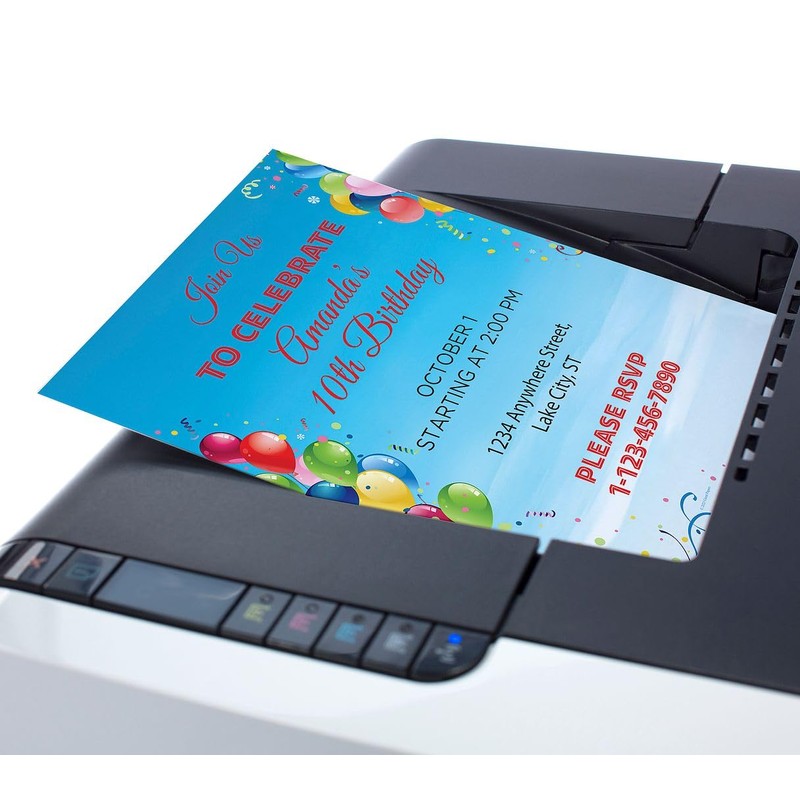 Great Papers! Balloons Everywhere Letterhead for Invitations, Announcements and Personal