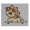 Peg the Dinosaur (1351) - Embroidered Lightweight Plain Fleece Baby