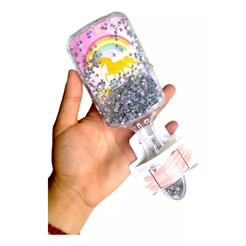 COMB Cepillo Para Niñas Con Dibujos Increíbles Y Brillos Movible