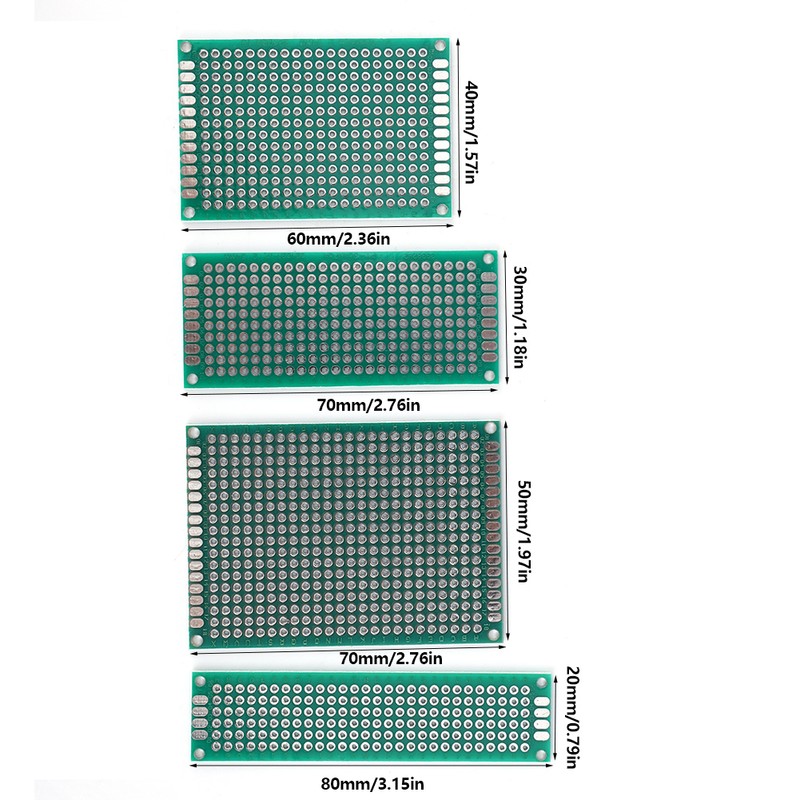 40 Pcs Double Sided Electroplated Hole 4 Kinds MultiFunction Printed