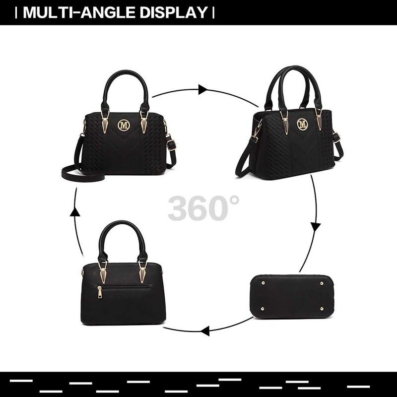 Miss Lulu Miss Lulu Handbag for Women with Purse Set,
