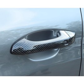 YINGTUU for Kia K5 2020 2021 2022 2023 2024 2025 Accessories Car Door Handle Cover Exterior Sport Trims Handle Protection Carbon Fiber with Smart Keyhole