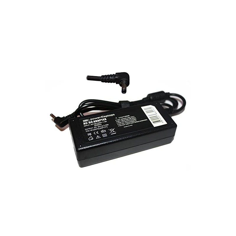 Power4Laptops Power Supply Laptop Charger Compatible with Lenovo IdeaPad 1