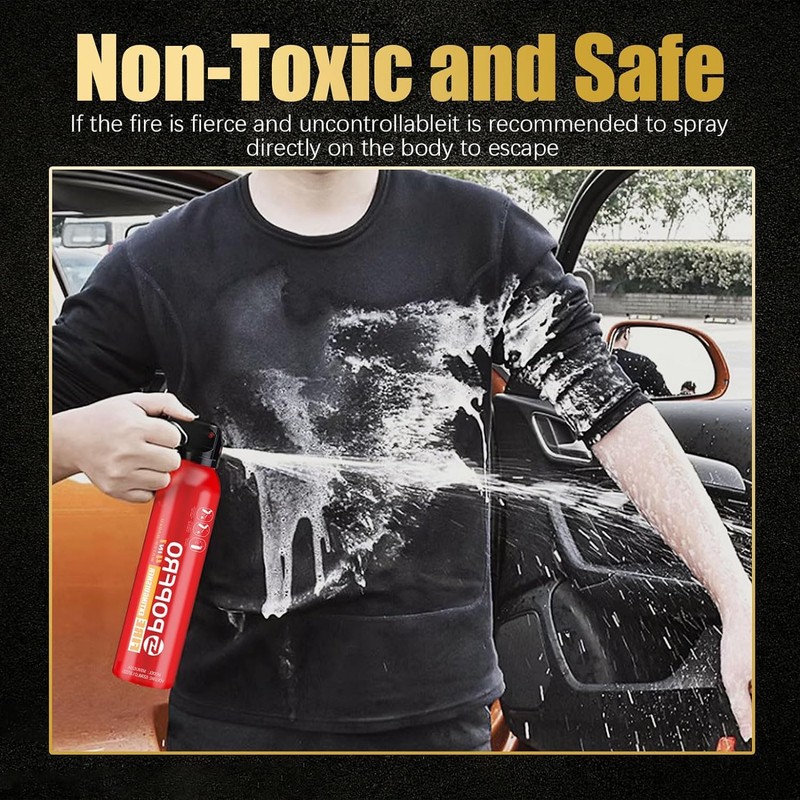 POPFRO 4-in-1 Small Fire Extinguisher for Home, Garage, Kitchen, Car