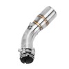 Motorcycle Exhaust Middle Pipe Rustproof Heat Resistant Low Noise Replacement