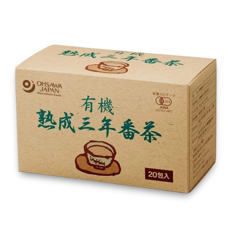 オーサワジャパン 有機熟成三年番茶(ティーバッグ) ×2セット