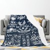 Baseball Blanket Throws Flannel Lightweight Bedding for Soft Warm Sports