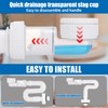 iKALULA 1 1/4 Inch Sink Siphon, Space-Saving Siphon, 360° Adjustable,