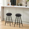 LYLNBYWK Bar Stool Covers Set of 2, Stool Covers Round