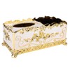 European Exquisite Metal Tissue Case Box Holder House Hotel Decoration