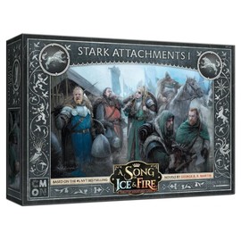 CMON A Song of Ice and Fire Tabletop Miniatures Game Stark Unit Attachments Box I - Enhance Your Stark Units! Strategy Game for Adults, Ages 14+, 2+ Players, 45-60 Minute Playtime, Made