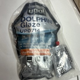U-Pol Dolphin Glaze Spot Putty 714 UP0714 W/hard PINHOLE CHIPS Two Part Filler !