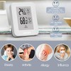 Indoor Thermometer, Digital Hygrometer Indoor Thermometer with 360°HD E-Ink Screen