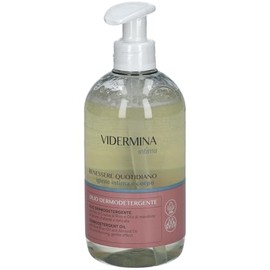 Vidermina Intima Olio Dermodetergente – 500 ml – Igiene Intima e Corpo – Idratante e Delicato – Con Olio di Crusca di Riso e Olio di Mandorle Dolci – pH Fisiologico – Pelli Sensibili