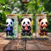 Lollipop Panda UV DTF Cup Wraps Winter UV DTF Transfer