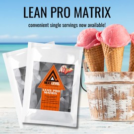Lean Pro Matrix Protein Travel Packs by Next Level Nutrition | Strawberries and Cream | 7 Day Supply Single Servings