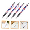 jojofuny 10pcs British Flag Pattern Ballpoint Pen Smooth Writing Office